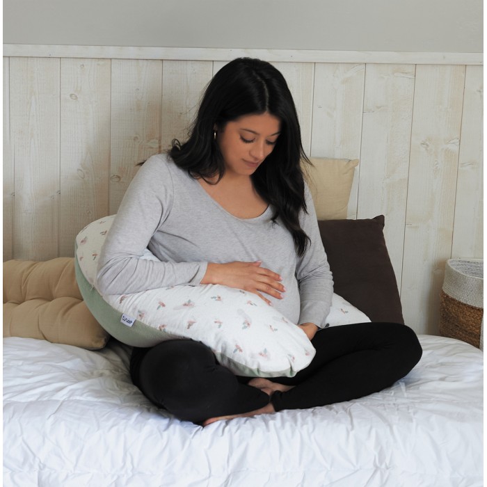 Sage Green Reversible Maternity & Nursing Shawl Wrap
