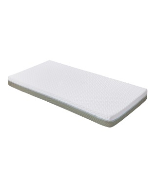 Matelas 70x140 cm pour lit bébé Aloé Vera - Peaux fragiles - Déhoussable à 360°