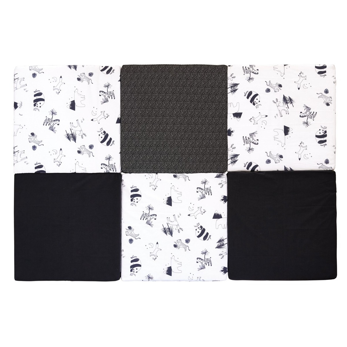 Tapis de motricité XL Noir & Blanc