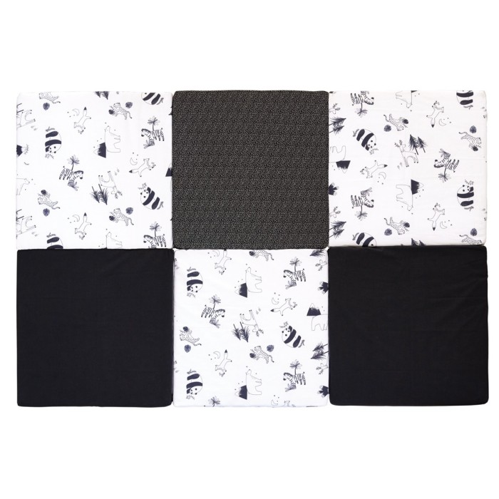 Tapis de motricité XL Noir & Blanc