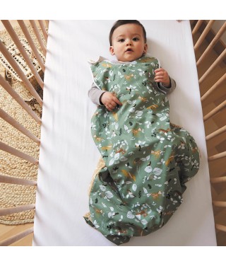 Summer Adjustable Sleeping Bag, Safari pattern, 9-36 months