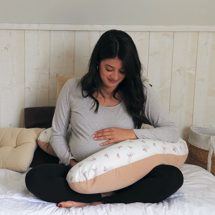 Coussin d'allaitement Tinéo éponge noisette