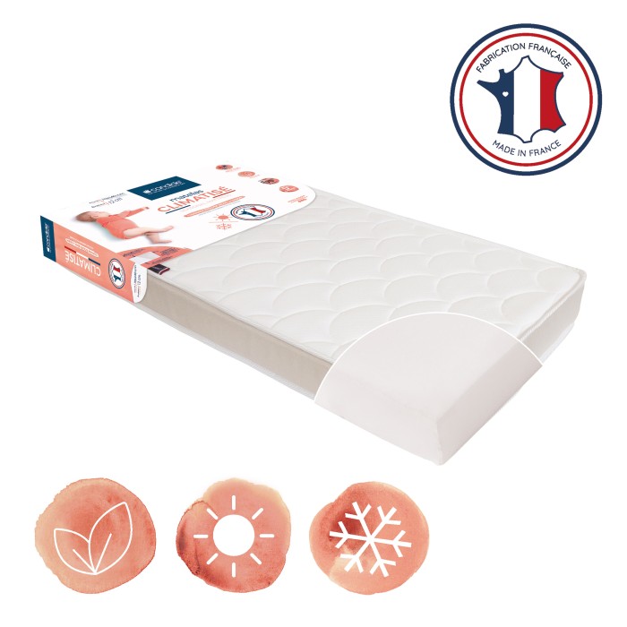 Matelas bébé climatisé 70x140