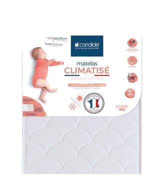 Matelas climatisé 60x120cm Candide