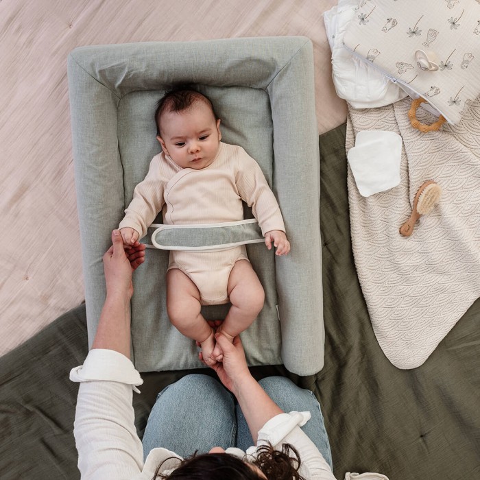 Matelas à langer Candide Mat' Confort kaki chiné