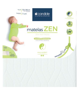 Baby mattress 70x140cm Zen with removable 360° cover