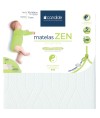 Matelas Candide 70x140 cm pour lit bébé Zen - Viscose de Bambou - Déhoussable 360°