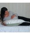 Coussin d'allaitement et de grossesse Tinéo 3en1 Multirelax éponge vert sauge