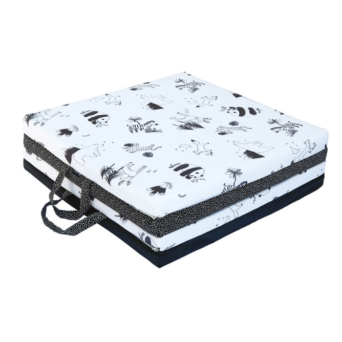 Tapis de jeu bébé Candide Black & White