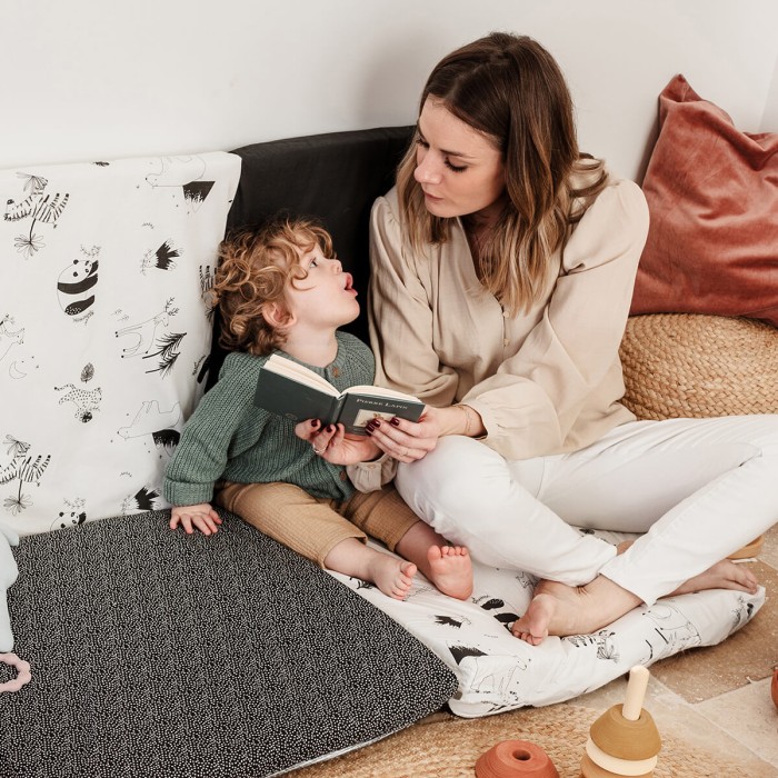 Tapis de jeu bébé Candide Black & White