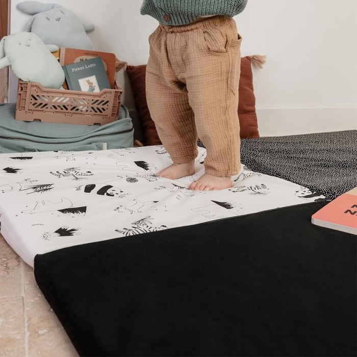 Tapis de jeu bébé Candide Black & White