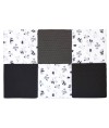 Tapis de jeu bébé XL Candide Black & White