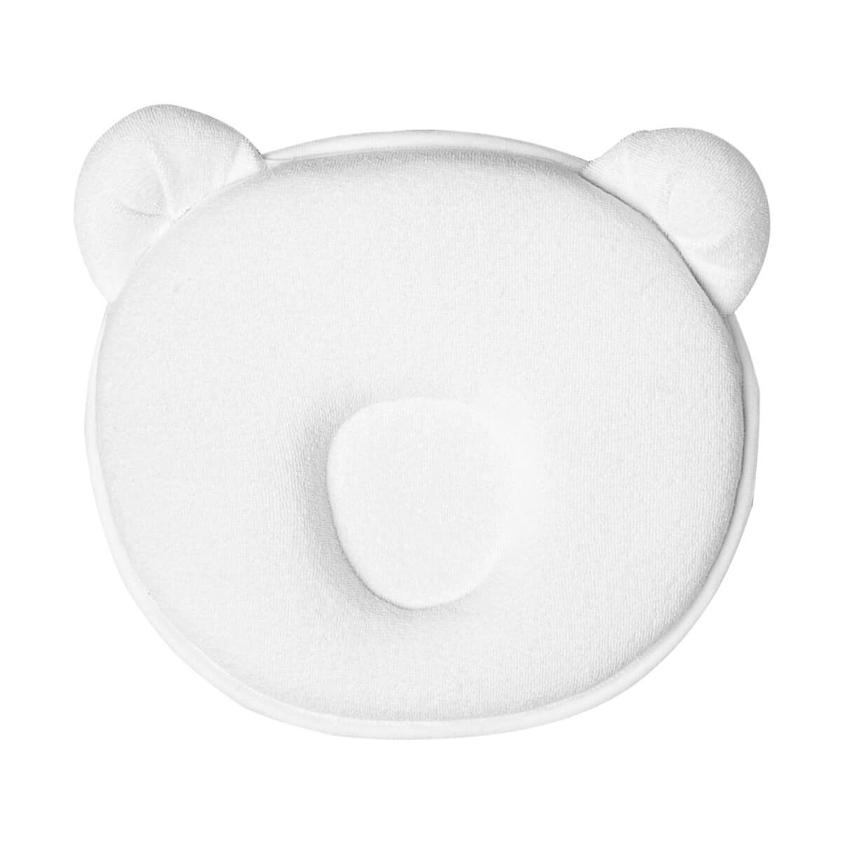 Coussin cale tête bébé Candide P'tit Panda - Blanc