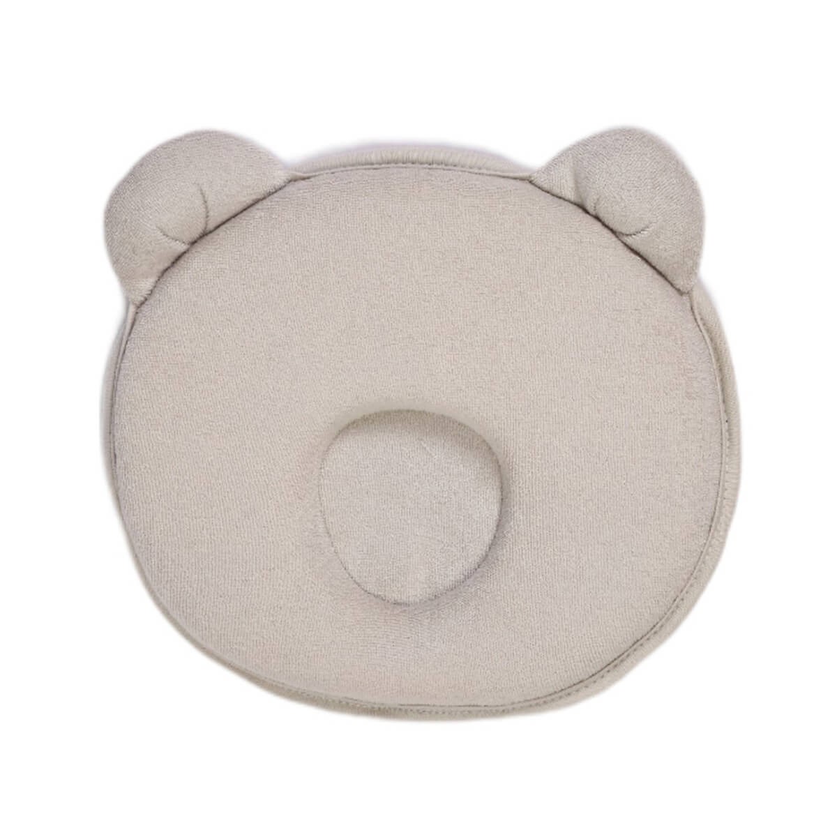 Coussin cale tête bébé Candide P'tit Panda - Gris