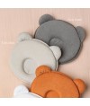 Coussin cale tête bébé P'tit Panda - Gris