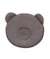 Coussin cale tête bébé P'tit Panda Candide - Gris foncé