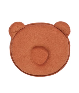 Baby Headrest Cushion - Litle Panda - Golden Caramel