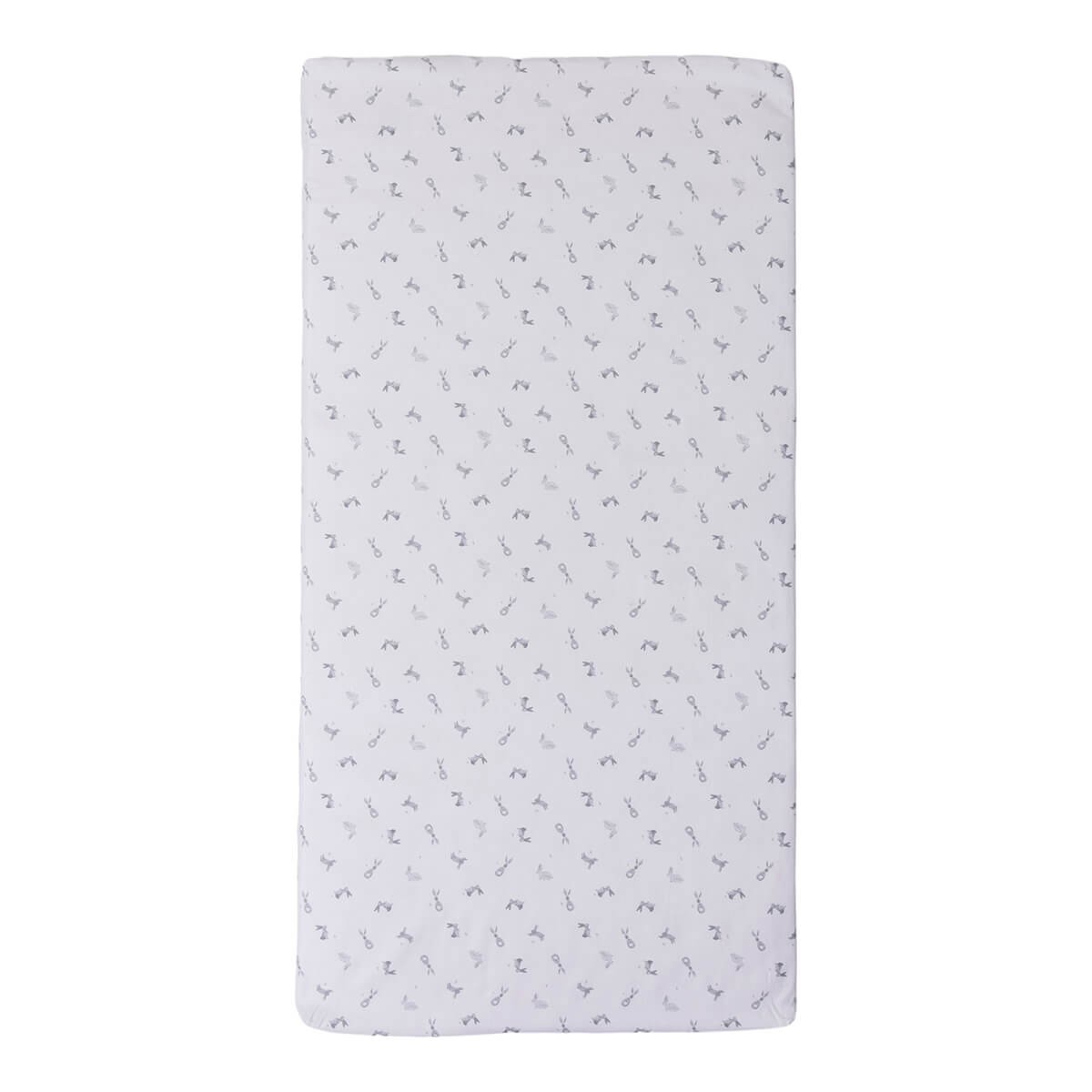 Matelas bébé de voyage roulé 60x120 cm - Lapins