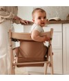 Rehausseur de chaise bébé Tinéo nomade - Rehausseur nomade en tissu Oursons Camel