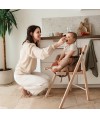 Rehausseur de chaise bébé Tinéo nomade - Rehausseur nomade en tissu Oursons Camel