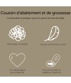 Coussin d'allaitement et de grossesse Colombes - Candide