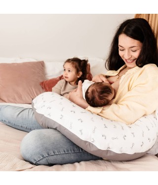 Coussin d'allaitement et de grossesse Lapins