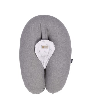 3in1 Multirelax heather grey Bunnies nursing and pregnancy cushion