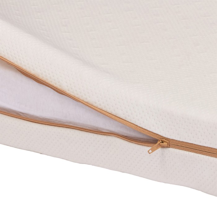 Baby mattress 60x120 cm organic cotton - 360° removable cover