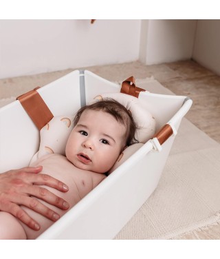 Coussin de bain bébé arc-en-ciel