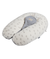 Multirelax® nursing and pregnancy cushion cover jersey hearts/grey - Candide